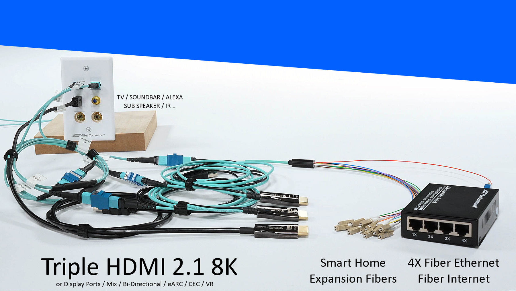 PureFiber® PRO | CABLE ONLY | Hybrid Fiber+Copper Cable Pre-Terminated