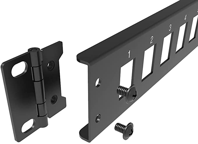 12 Port 1U patch panel for keystone jack