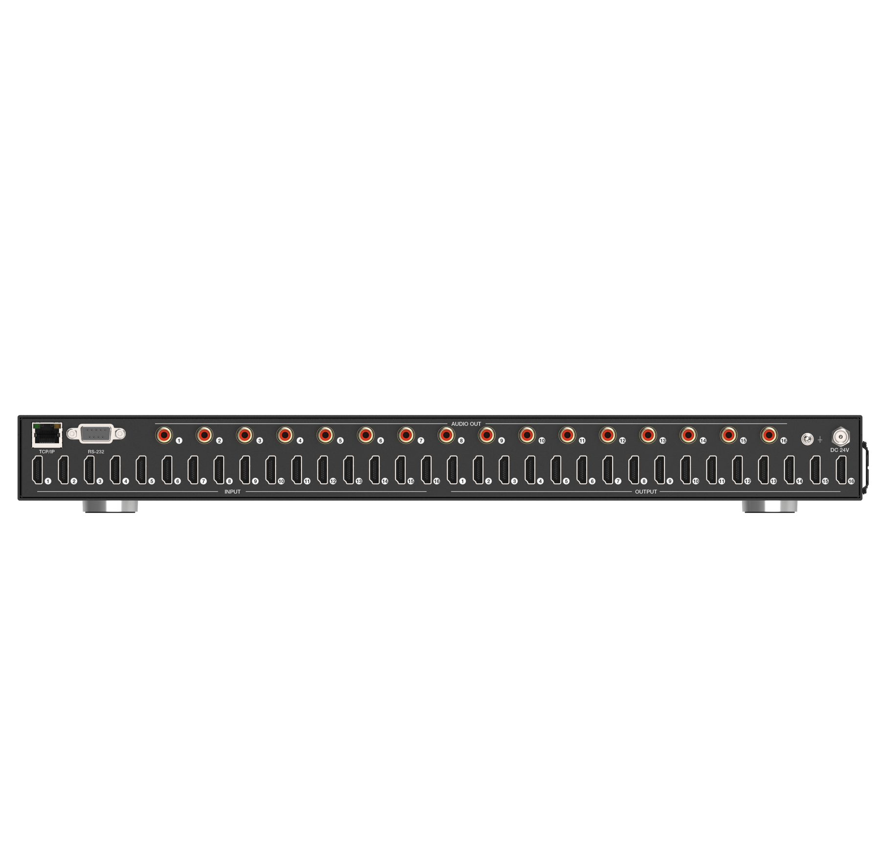4K60 16X16 HDMI MATRIX | HDMI 2.0b 18Gbps 4K HDR10+ HDMI Matrix - FiberMatrix-16