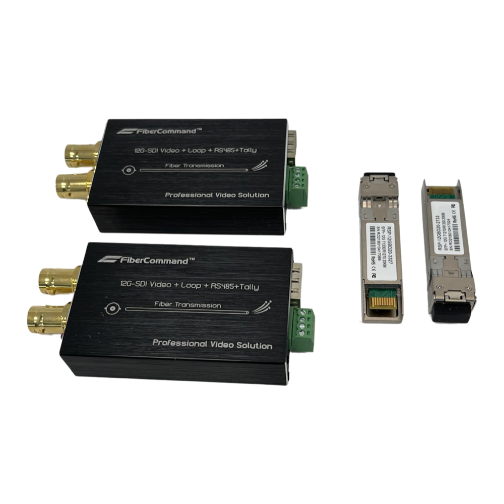 4K SDI Extender over Fiber | 4K 12G-SDI fiber optic set