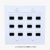 FiberWallplate® - WP8  |    Multi  MPO  connector