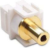 KEYSTONE AUX AUDIO |  WallPlate 3.5mm Jack Insert