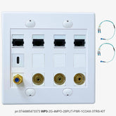 FiberWallplate® - WP3 | Entwickelt für PureFiber® PRO-24 Kabel