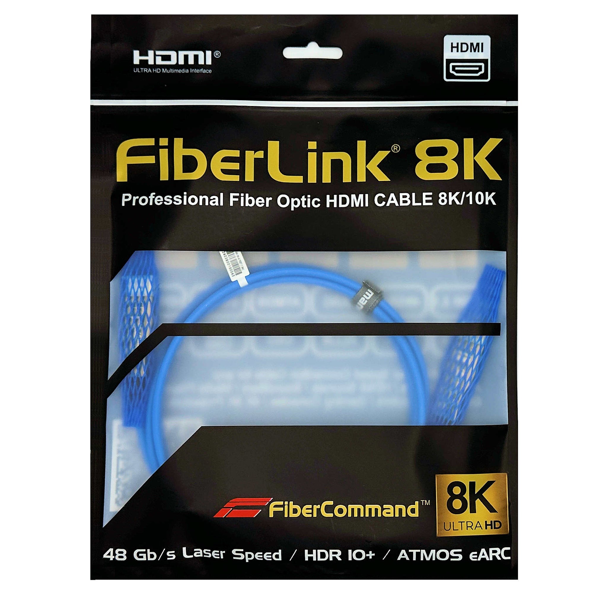example of fiber optic hdmi 2.1 cable for 4k 8k 10k 48gbps ultra speed connections best for frame smart tv or gaming or earc