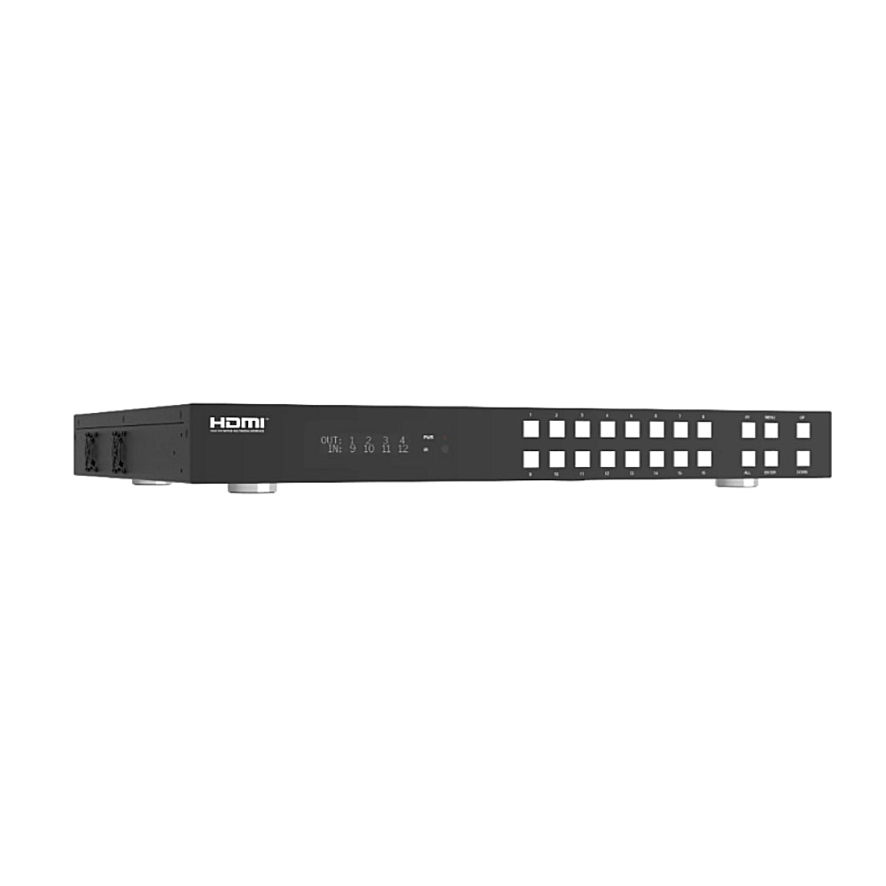 4K60 16X16 HDMI MATRIX | HDMI 2.0b 18 Gbps 4K HDR10+ HDMI Matrix - FiberMatrix-16