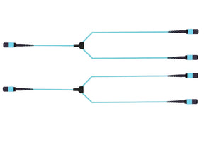 FA1 - DUAL HDMI/DP Fiber Splitter | tilføj 2 HDMI/DP på ​​samme kabel | MPO FIBER Y-SPLITTER (2 stk sæt)