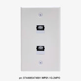 WP21 - optional Wall Plate for FA1 |  FiberWallplate