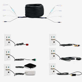PureFiber® XG - HDMI - | Cabo de fibra híbrido pré-terminado com HDMI 2.1 8k