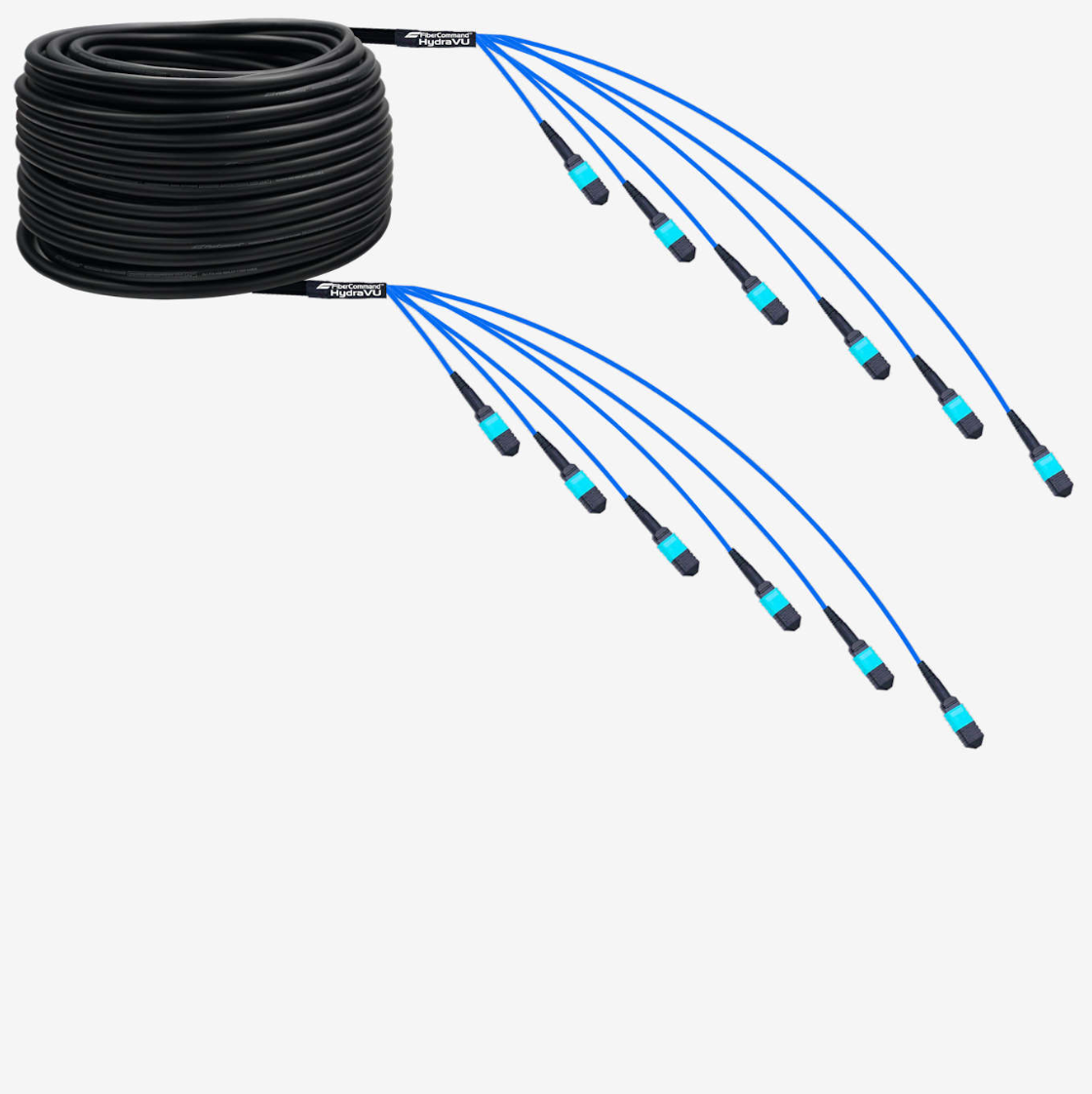 Hydraview® 36 | Cable de fibra óptica de 36 hilos preterminados con 6 MPO