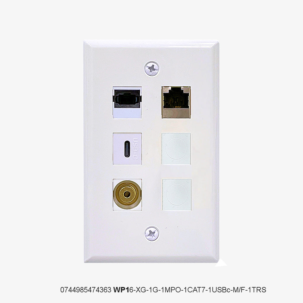 LC Purefiber KEYSTONE | WallPlate dual LC Coupler Adapter