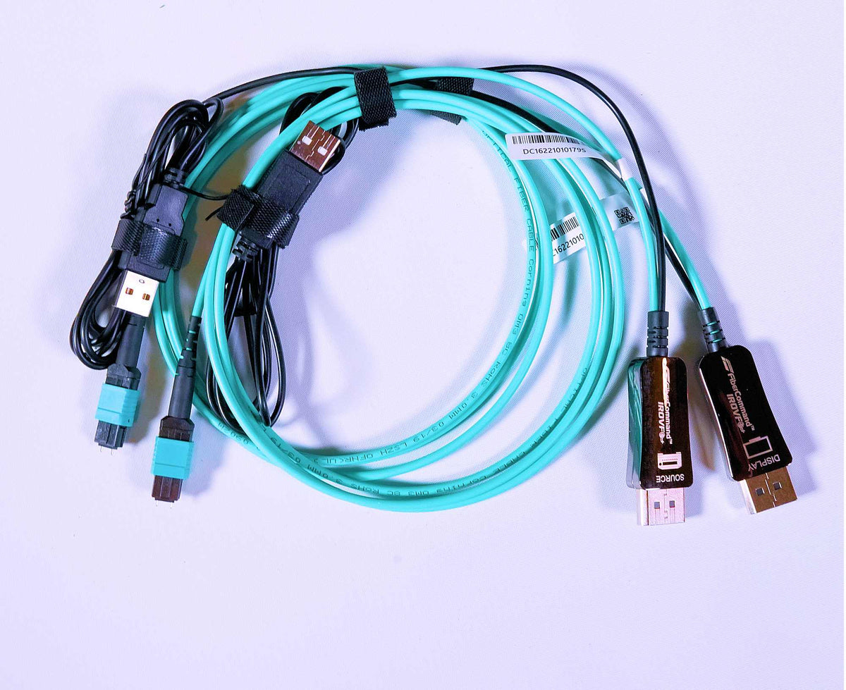 PUERTO DE PANTALLA 8K FIBERPLUG® | Extensor DISPLAY PORT Terminaciones para cualquier cable de fibra óptica