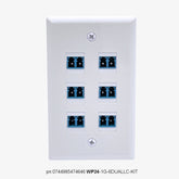 FiberWallplate® - WP14 | Caja de conexiones y 12 LC