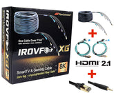 PureFiber® XG - HDMI - | Kabel Gentian Hibrid Pra-Tamat dengan HDMI 2.1 8k (G)