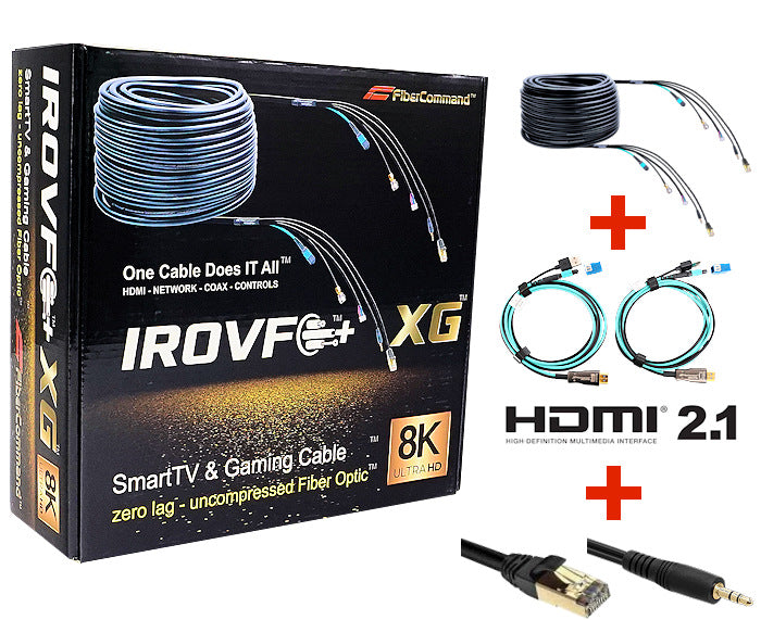 PureFiber® XG - HDMI - | Cable de Fibra Híbrido Preterminado con HDMI 2.1 8k (G)