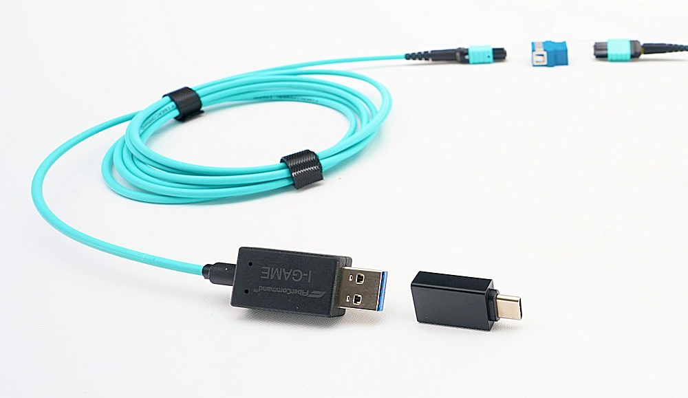 iGAME® | USB-c 3.2 Fiber Optic Long Extender untuk Alat dengar VR