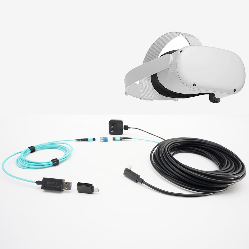 iGAME® | موسع طويل من الألياف البصرية USB-c 3.2 لسماعات رأس الواقع الافتراضي
